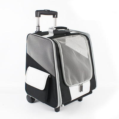 Mochila Transportadora Respirable para Mascotas con Ruedas - Image 4