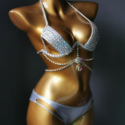 Traje de Baño Diamante con Tassel y Soporte Reforzado - Image 16