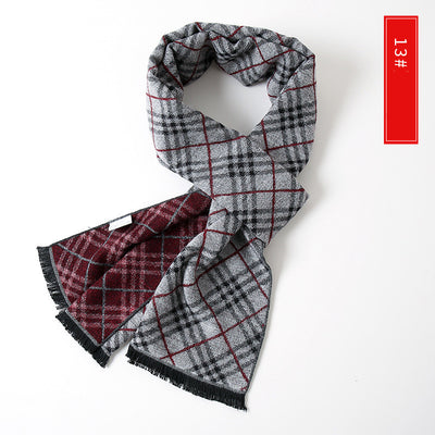 Bufanda de Cachemira Extendida Versátil para Hombre - Image 38