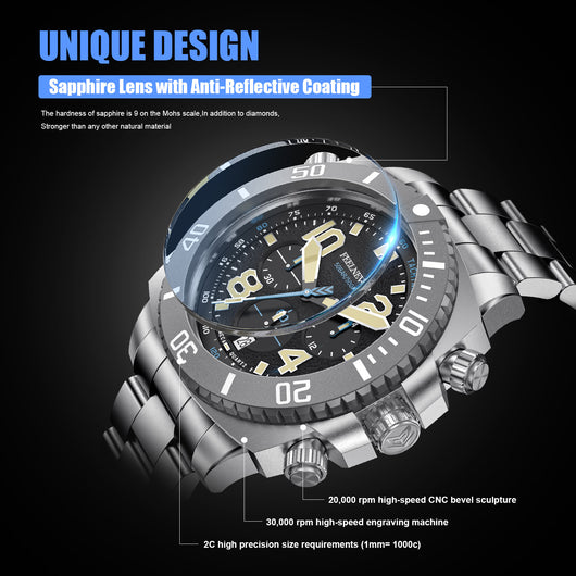 Reloj Mecánico para Hombre Profesional Luminoso Resistente al Agua - Image 4