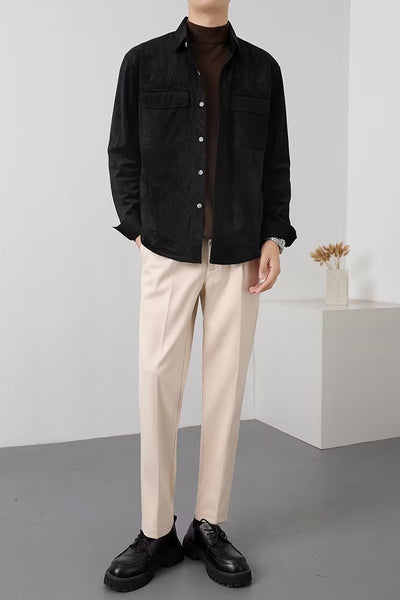 Camisa de Trabajo Vintage en Pana para Hombre - Image 15