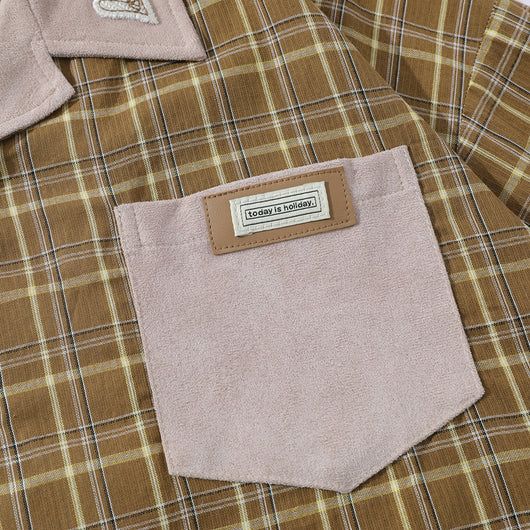 Camisa de Cuadros Manga Corta para Hombre - Image 5