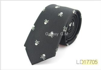Corbata Calavera de Poliéster para Fiesta de Halloween - Image 13