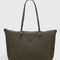 Bolsa Shopper Khaki de Gran Capacidad Resistente al Agua para Mujer
