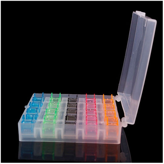 Bobinas de Plástico Coloridas para Máquina de Coser - Image 4