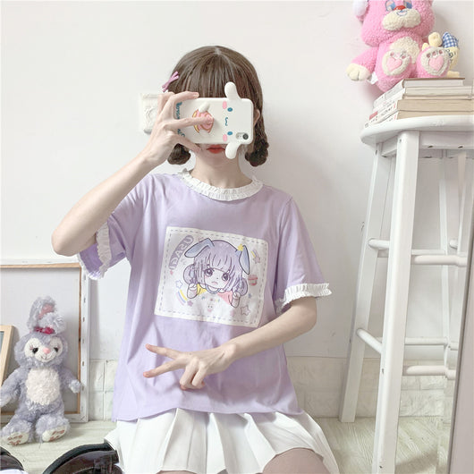 Blusa Estilo Soft Girl Japonesa para Estudiantes - Image 7