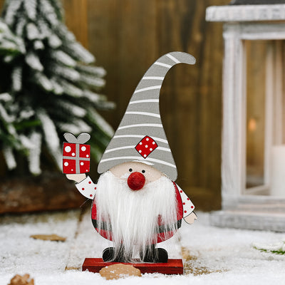 Adornos Navideños de Madera con Celebridades - Caja de Regalos para Adultos Mayores - Image 37