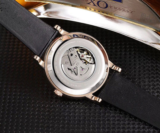 Reloj Deportivo Mecánico para Hombre con Correa de Cuero - Image 2