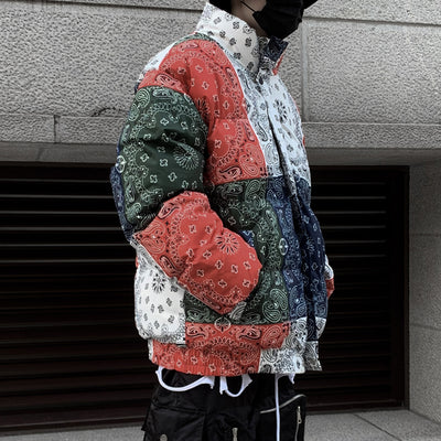 Chamarra Gruesa de Algodón Estilo Hip-Hop Oversize para Hombre