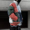 Chamarra Gruesa de Algodón Estilo Hip-Hop Oversize para Hombre