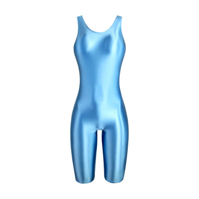 Pantalón Deportivo Ajustado Brillante de Cinco Puntos para Mujer - Image 11