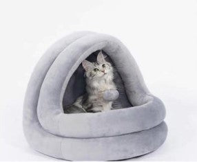 Cama Acogedora para Gatos y Perros Pequeños - Nido Cueva Confortable - Image 2