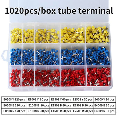 Kit Profesional de Crimping 1200 Piezas con Terminales Tipo Tubo Manual - Image 12