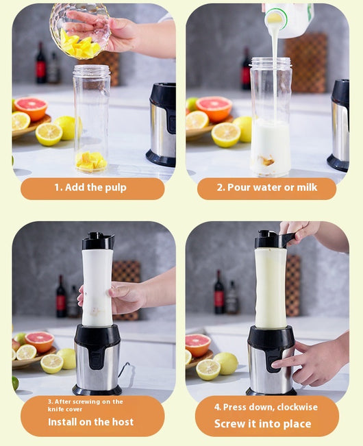 Licuadora Portátil 600ml para Alimentos Complementarios y Viajes - Image 11
