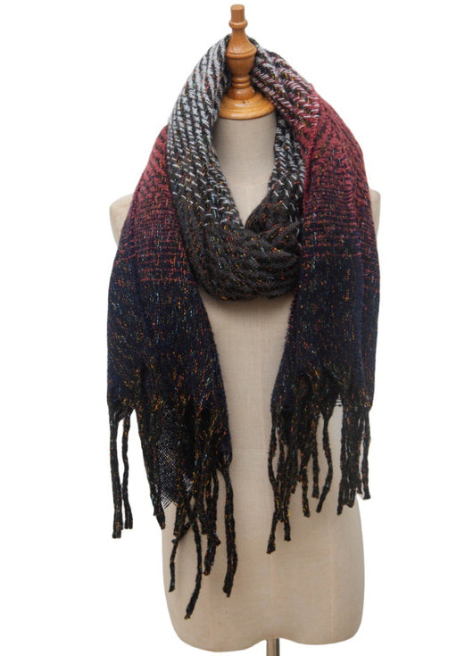 Chal Degradado con Borlas para Mujer - Estilo Europeo y Americano - Image 27