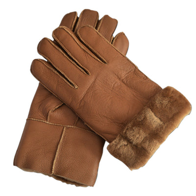 Guantes de Invierno en Lana de Oveja para Hombre - Calidez y Protección del Viento - Image 2