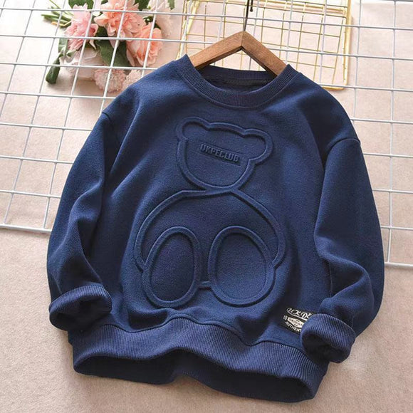 Playera Infantil Manga Larga con Forro de Terciopelo