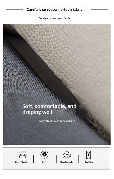 Pantalón de Vestir Hombre Coreano Corte Drop-crotch Tendencia - Image 18