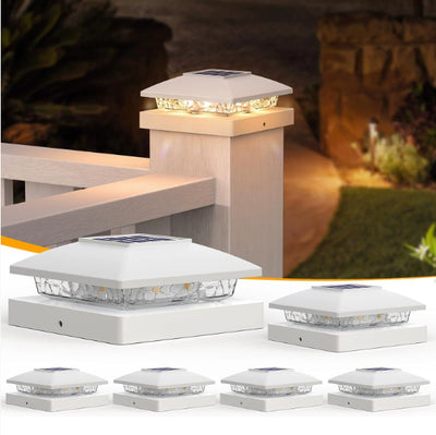 Lámpara Solar LED Bicolor para Barandales de Villa y Patios - Image 9