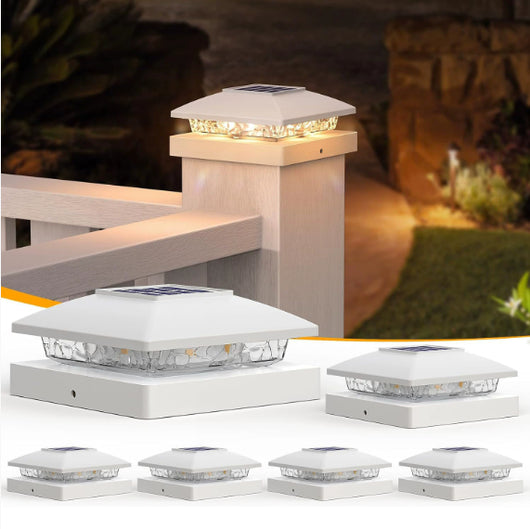 Lámpara Solar LED Bicolor para Barandales de Villa y Patios - Image 9