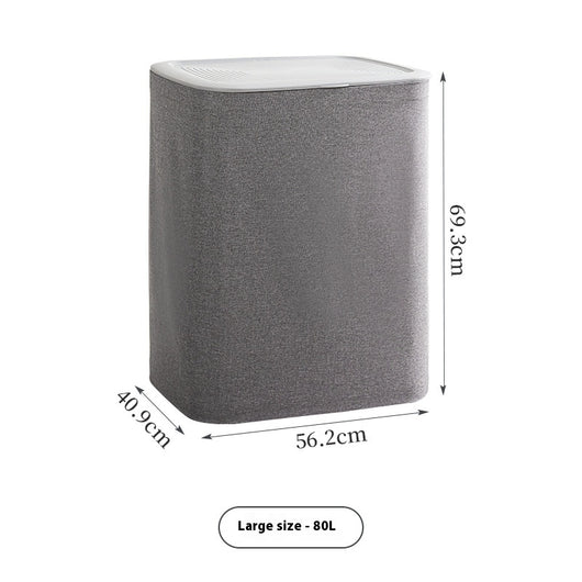 Canasta de Tela para Ropa Sucia con Tapa - Organizador Multifunción - Image 6