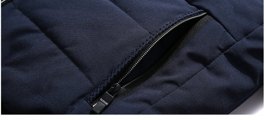 Chaqueta de Invierno para Hombre Estilo Coreano con Forro de Felpa - Image 15