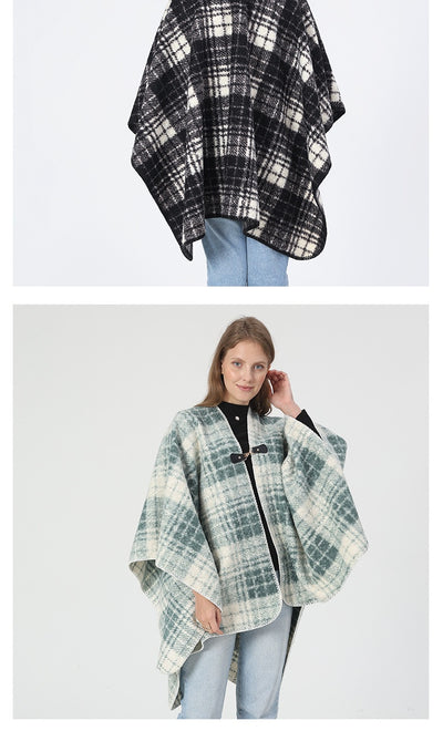 Manta Térmica Elegante de Cuadros para Primavera, Otoño e Invierno - Image 13