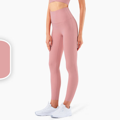 Pantalones de Yoga Cintura Alta Levantacaderas Melocotón - Entrenamiento Integral - Image 8