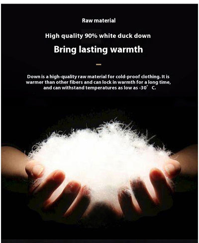 Chaqueta de Plumón de Pato 90% Blanca Luminosa - Image 23