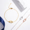 Pulsera de Herradura en Plata con Diamantes Incrustados - Diseño Minimalista