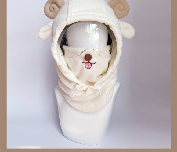 Casco de Esquí Infantil Adorable - Cálido y Resistente al Viento