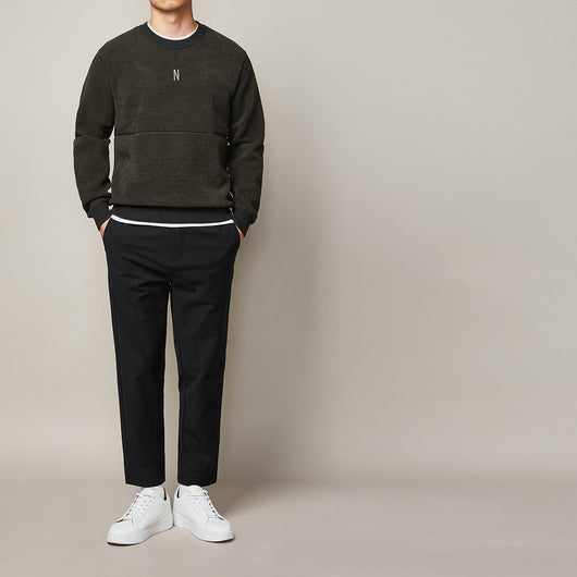 Suéter Grueso para Hombre con Bordado Efecto Cachemira - Image 4