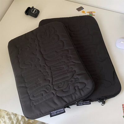 Funda Acolchada para Laptop y Tablet con Bordado Elegante - Image 5
