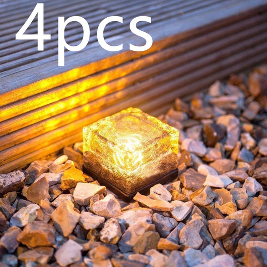 Lámpara Solar LED de Cristal para Jardín - Luz Decorativa Impermeable - Image 4
