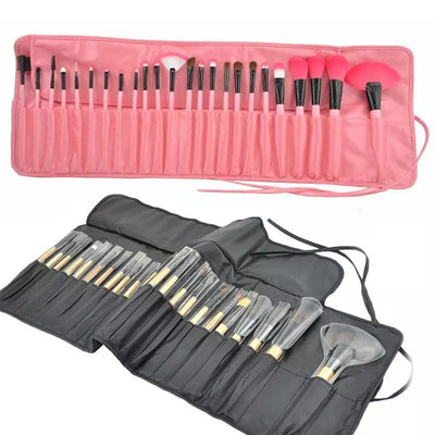 Set de 24 Brochas de Maquillaje Profesional Negro - Image 3