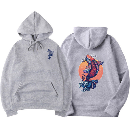 Sudadera con Estampado de Carpa - Image 5