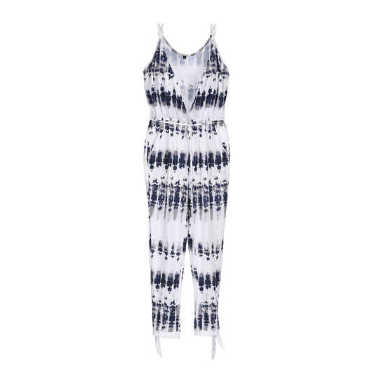 Jumpsuit con Tirantes Irregulares y Cinturón Integrado - Image 10