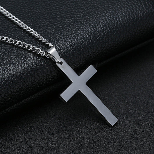 Colgante de Cruz para Hombre | Joyería Clásica de Acero Inoxidable - Image 5