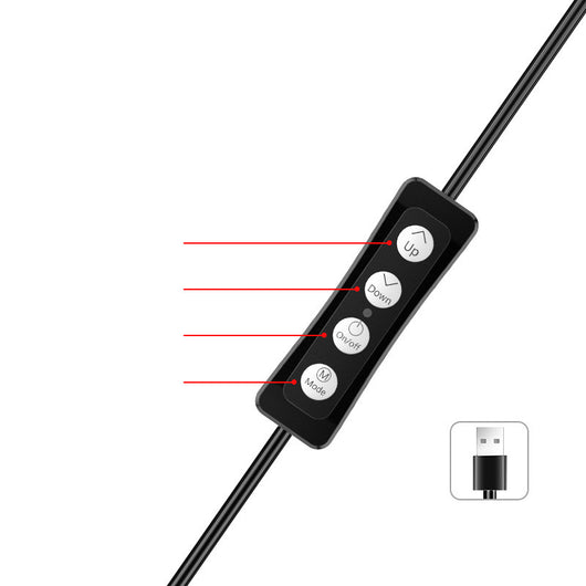 Trípode Soporte para Teléfono y Tablet 10" con Luz LED para Contenido - Image 10