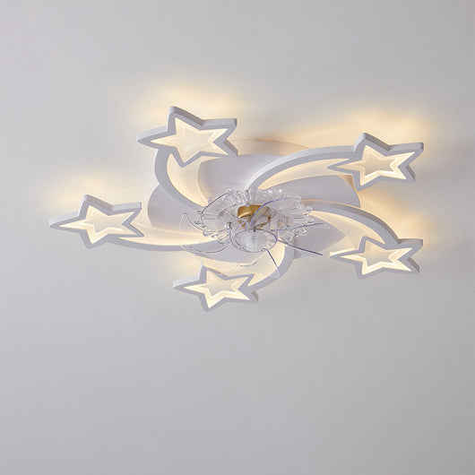 Lámpara de Techo Silenciosa con Ventilador para Dormitorio y Sala - Image 16