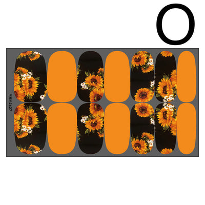 Pegatinas de Uñas Mariposas Hoja de Arce con Adhesivo - Image 13