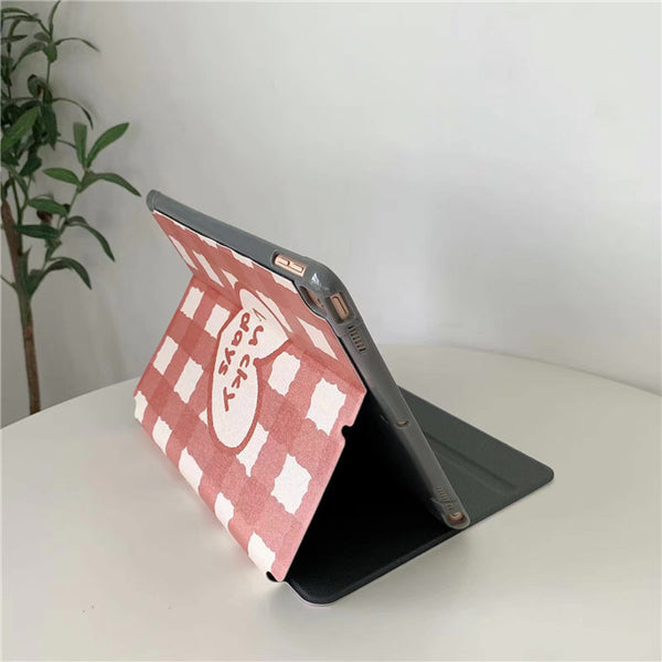 Funda Protectora de Cuero para iPad Mini Compatible con Apple