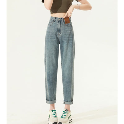 Jeans Talle Alto Rectos Harem para Mujer - Image 4