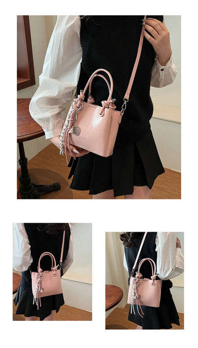 Bolso Bandolera de Moda para Mujer - Bolsa Bucket Portátil - Image 30