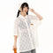 Blusa Calada de Manga Corta en Crochet