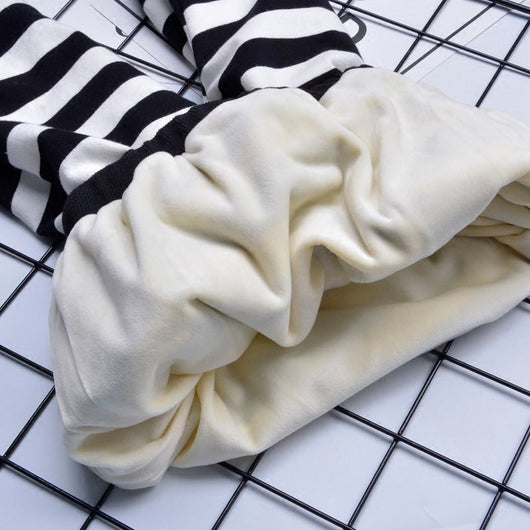 Pantalones Infantiles a Rayas con Forro de Cachemira - Image 9