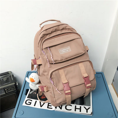 Mochila Escolar de Gran Capacidad Estilo Coreano para Secundaria y Universidad - Image 13