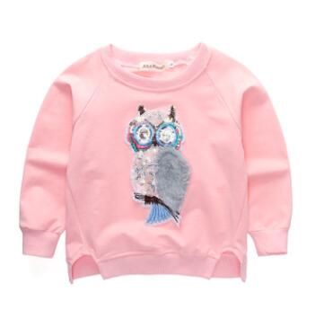 Camiseta Infantil Dreamdoll Primavera - Búho 3D con Lentejuelas - Image 3