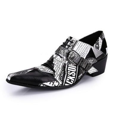 Zapatos Casuales de Cuero con Cordones y Plantilla Transpirable para Hombre - Image 14