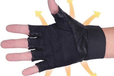 Guantes de Cuero Tácticos de Medio Dedo para Actividades Outdoor - Image 5